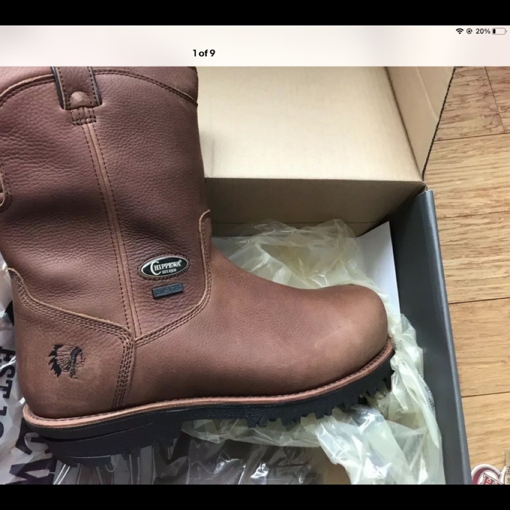 Chippewa 11” Honcho Work Boots Waterproof Safety Toe mens 13 EE 13 D 14 D